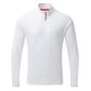 Mens UV Tec Long Sleeve Zip T White 3XL
