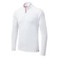 Mens UV Tec Long Sleeve Zip T White 3XL