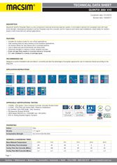 71PC Quikfix Technical Data Sheet 
