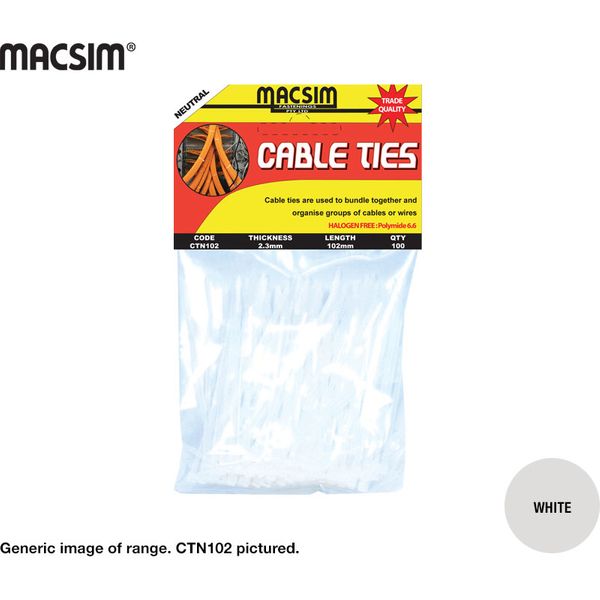 365mmx7.2mm NEUTRAL CABLE TIES