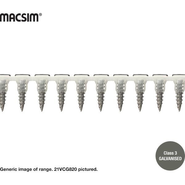 8Gx20 GAL FIBRE CEMENT SCREWS COLLATED