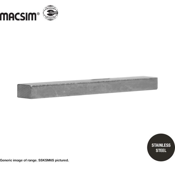 M12 SQUARE X 300MM KEYSTL S/S