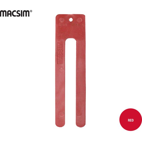 1.0MM X 140MM RED WINDOW PACKERS