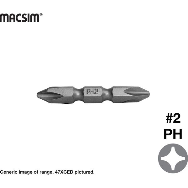 No 2 x 65mm D/E PHILLIPS TIP