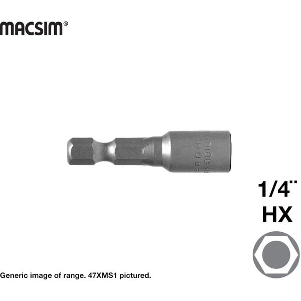 1/4 x 42mm MAGNETIC SOCKET