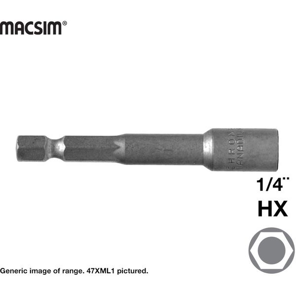 1/4 x 65mm MAGNETIC SOCKET