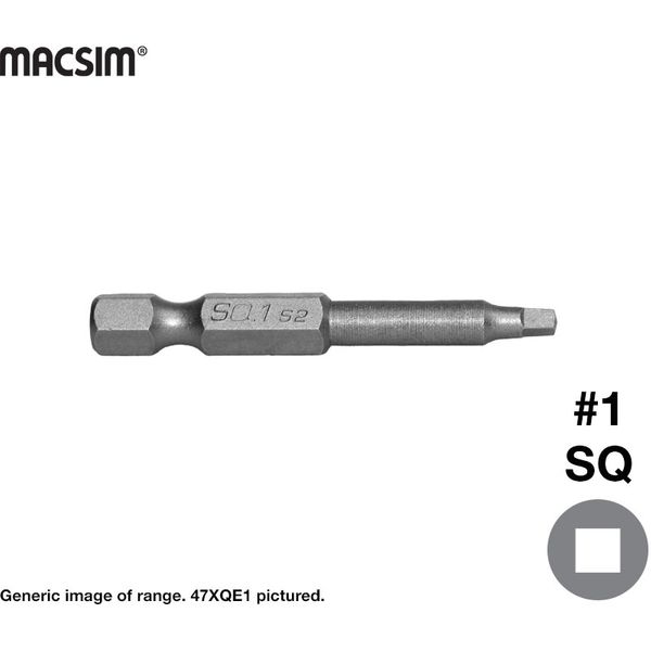 1 x 50mm SQUARE DRIVE BITS