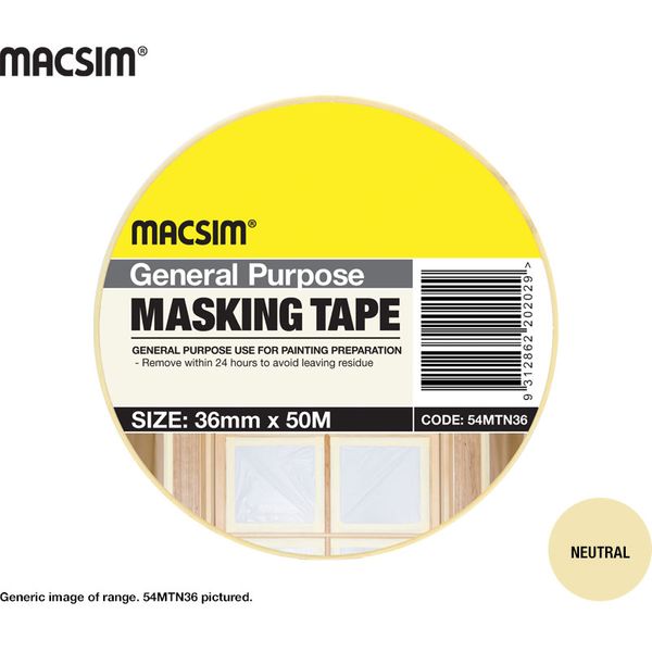 36mm GEN PURPOSE MASKING TAPE