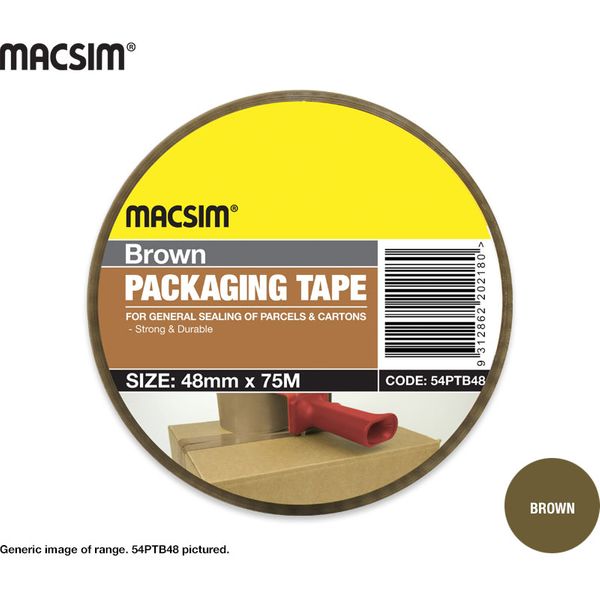 48mm x 75m BROWN PACKING TAPE