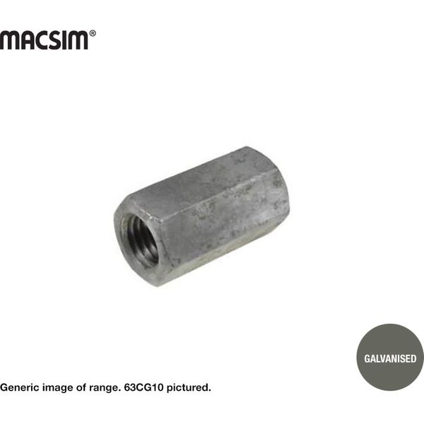 16mm ROD CONNECTOR GALV