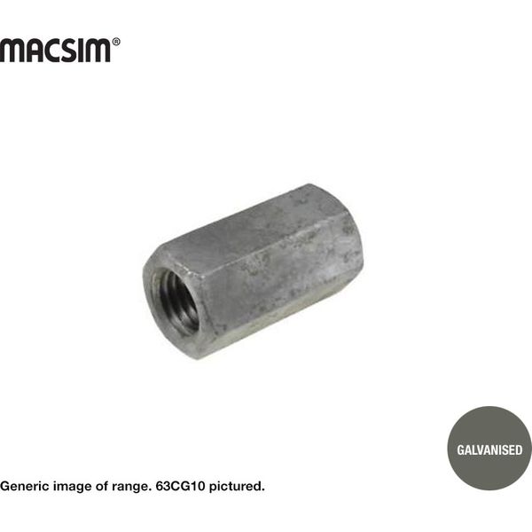 12mm ROD CONNECTOR GALV