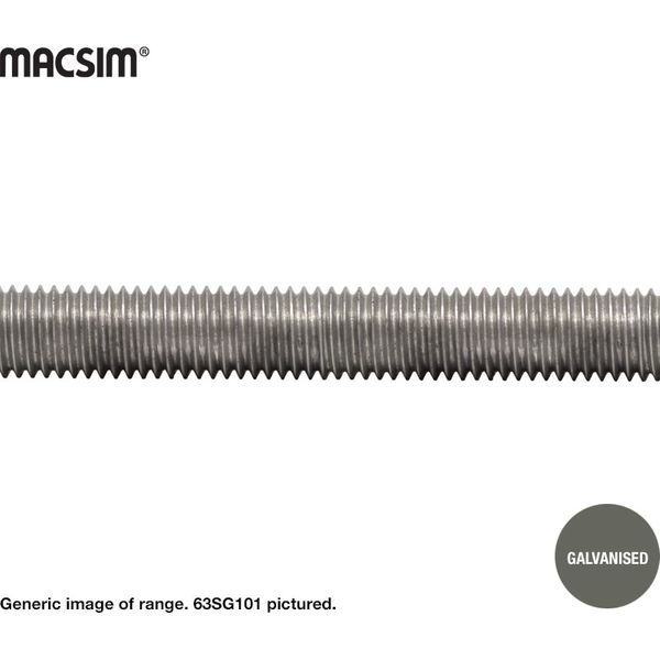 6mm x 600mm ALLTHREAD GALV