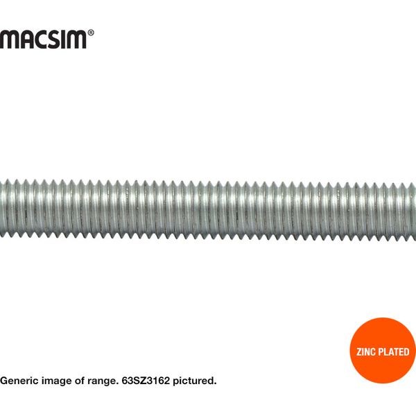 1/2 x 144 ALLTHREAD ZINC