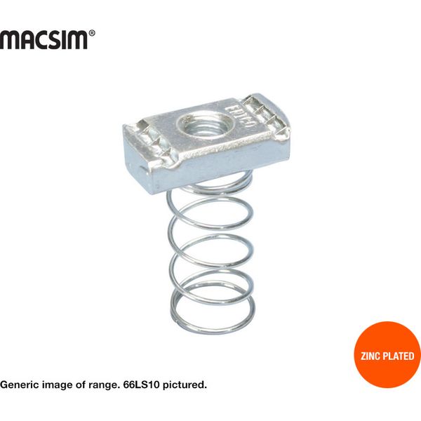 10mm STRUT NUTS - LONG SPRINGS