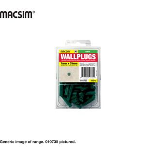 35mm GREEN WALLPLUG - T/PACK