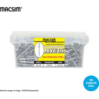 4.8mmx6.4mm ALL STAINLES RIVET