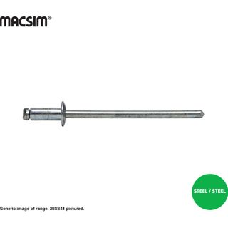 4mm x 4.8mm ALL STEEL RIVET