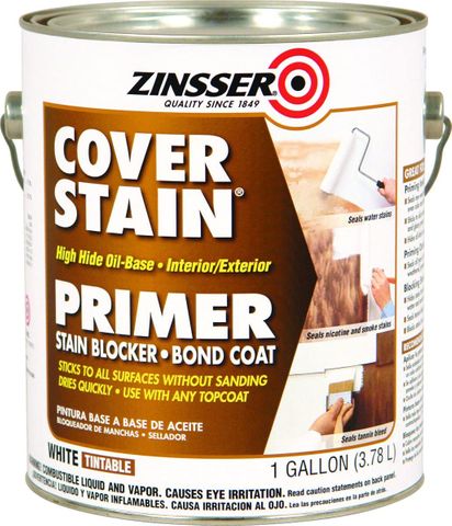 Cover Stain Oil Based Primer & Stain Killer(Gallon) (White)