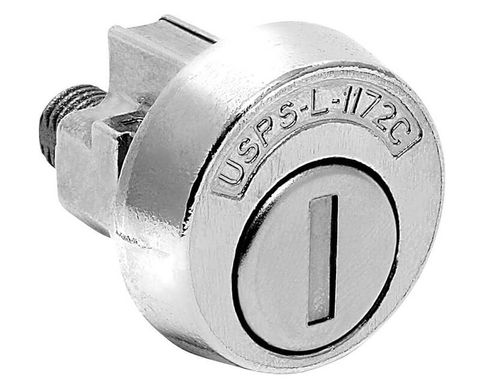USPS New Style Mailbox Lock Counter-Clockwise No Cam (3 Keys)