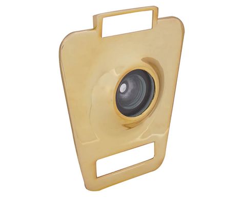 Keystone Door Viewer, Brass, Wide Angle