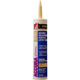 Accura Silicone Latex Caulk (10.1 oz) (Almond)