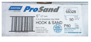 Norton Prosand  P80  HOOK & LOOP (5") Sanding Discs