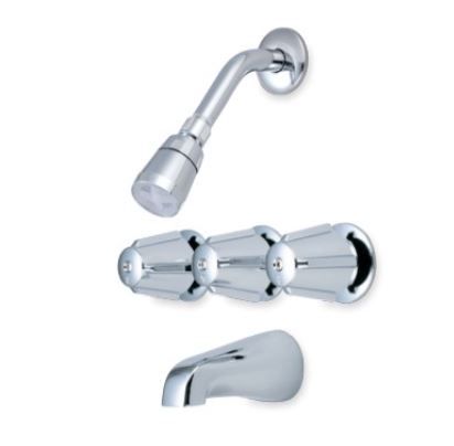 3 Handle Tub & Shower Body (8")