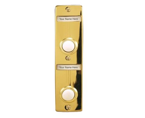 Lighted 2 Door Bell Button