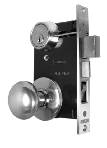 Marks Mortise Lockset Iron Gate Double Cylinder (LH)