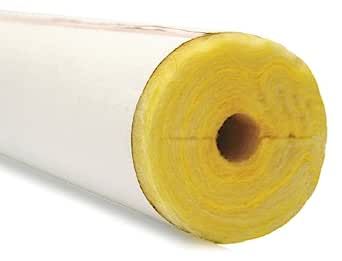 Fiberglass Pipe Insulation (1 1/2" x 1" Wall)