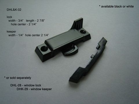 DHL-28 Window Lock (Black)