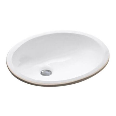 Undermount China Sink w/ Clips (17" x 14")