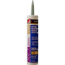 Accura Silicone Latex Caulk (10.1 oz) (Gray)