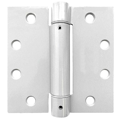 Trim Style Adjustable Template Spring Hinge (Dull Chrome) (4 1/2" x 4 1/2") (3 Per BX)