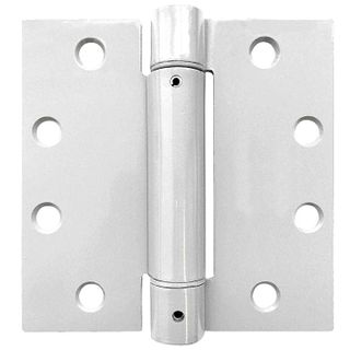 Trim Style Adjustable Template Spring Hinge (Dull Chrome) (4 1/2" x 4 1/2") (3 Per BX)