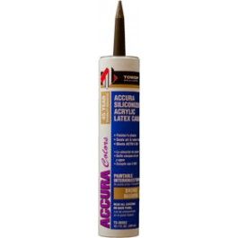 Accura Silicone Latex Caulk (10.1 oz) (Brown)