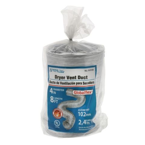 Aluminum Multi Ply Dryer Duct (4" x 8')