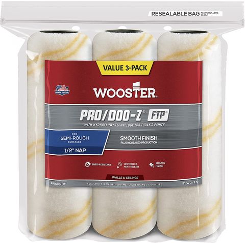 Wooster Woven Paint Roller Cover (1/2") (3 Pack)