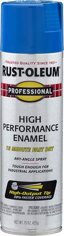 Rust-Oleum HIgh Performance Enamel Spray Paint (Safety Blue)