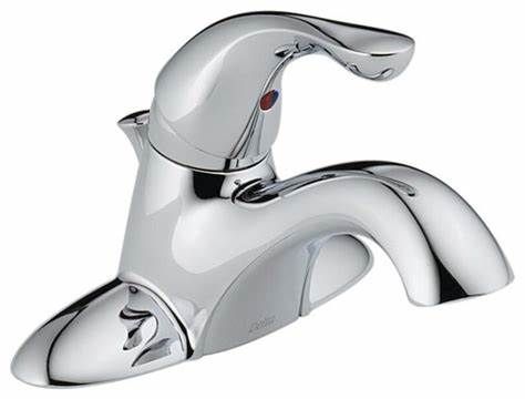 Delta Single Handle Bathroom Faucet (Chrome)