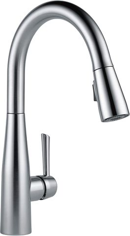 Delta Essa Pulldown Single Handle Kitchen Faucet  (Arctic Stainless)