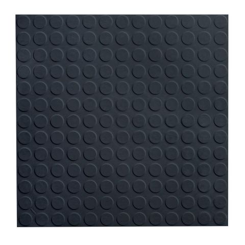 Rubber Radial Tile (Black) (18" x 18") (45 Sq Ft/CS)