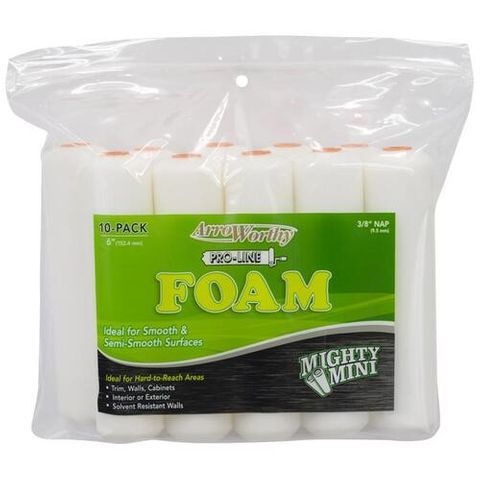 6 1/2" Mini Foam Roller (3/8") (10 Pack)