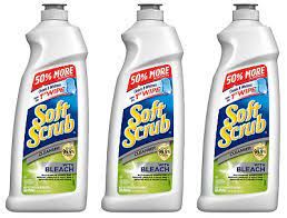 Soft Scrub Cleanser w/ Bleach (24 oz) (9 Case)