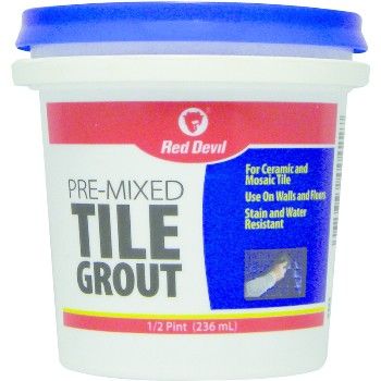 Pre-Mix Tile Grout (1/2 Pint) (12 Case)