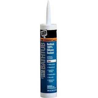 Kitchen & Bath Silicone Caulk (9.8 oz) (Clear)