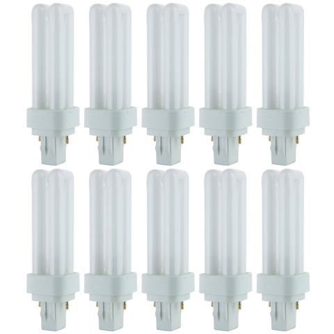 PLD Light Bulb (13 Watt) (2 Pin) (Twin Tube) (65K) (10 Pack)