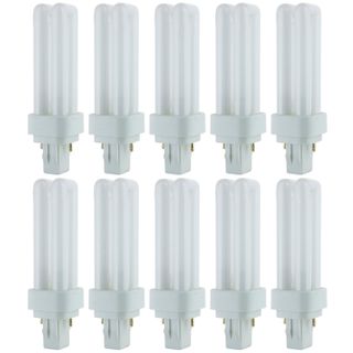 PLD Light Bulb (2-Pin GX23-2) (Quad Tube) (13 Watt) (65K) (10 Pack)