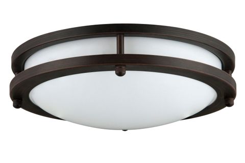 16" Double Band LED Fixture (CCT) (Oil Rubbed Bronze)