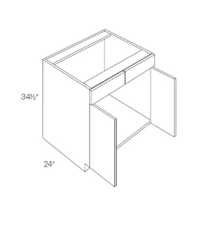 Oak Sink Base Cabinet (39")